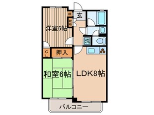 サンコートの物件間取画像